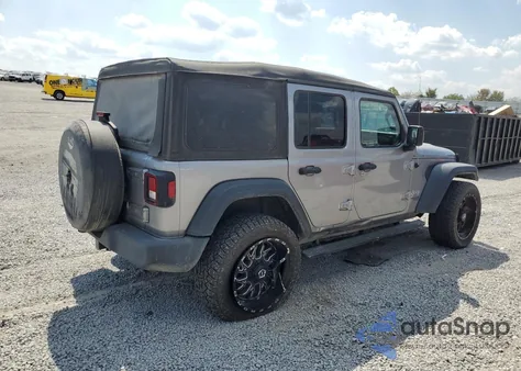 2018 Jeep Wrangler Unlimited Sport z USA, uszkodzony, nr VIN 1C4HJXDG7JW152470